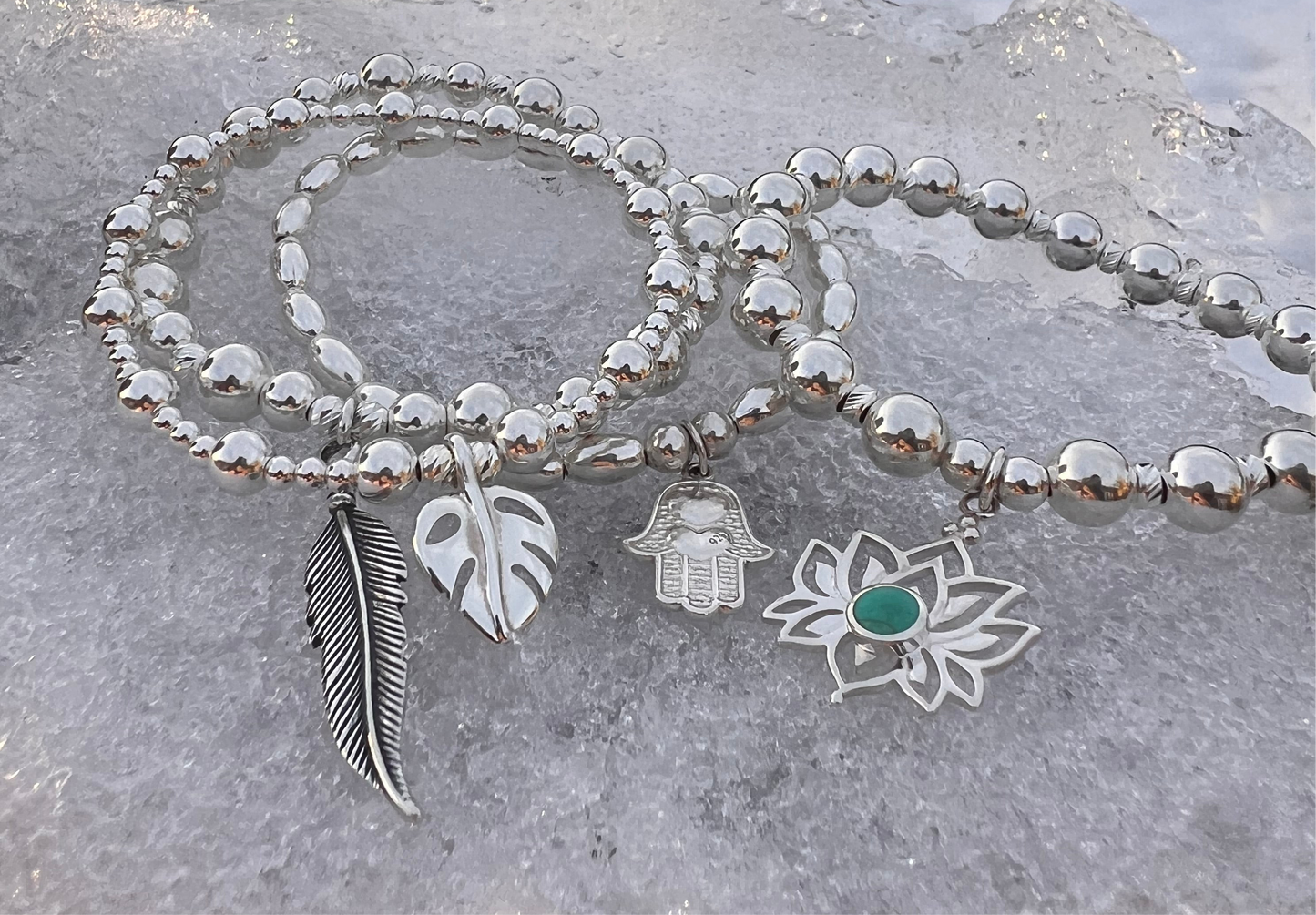 Oval Hamsa “Evil Eye” Bracelet