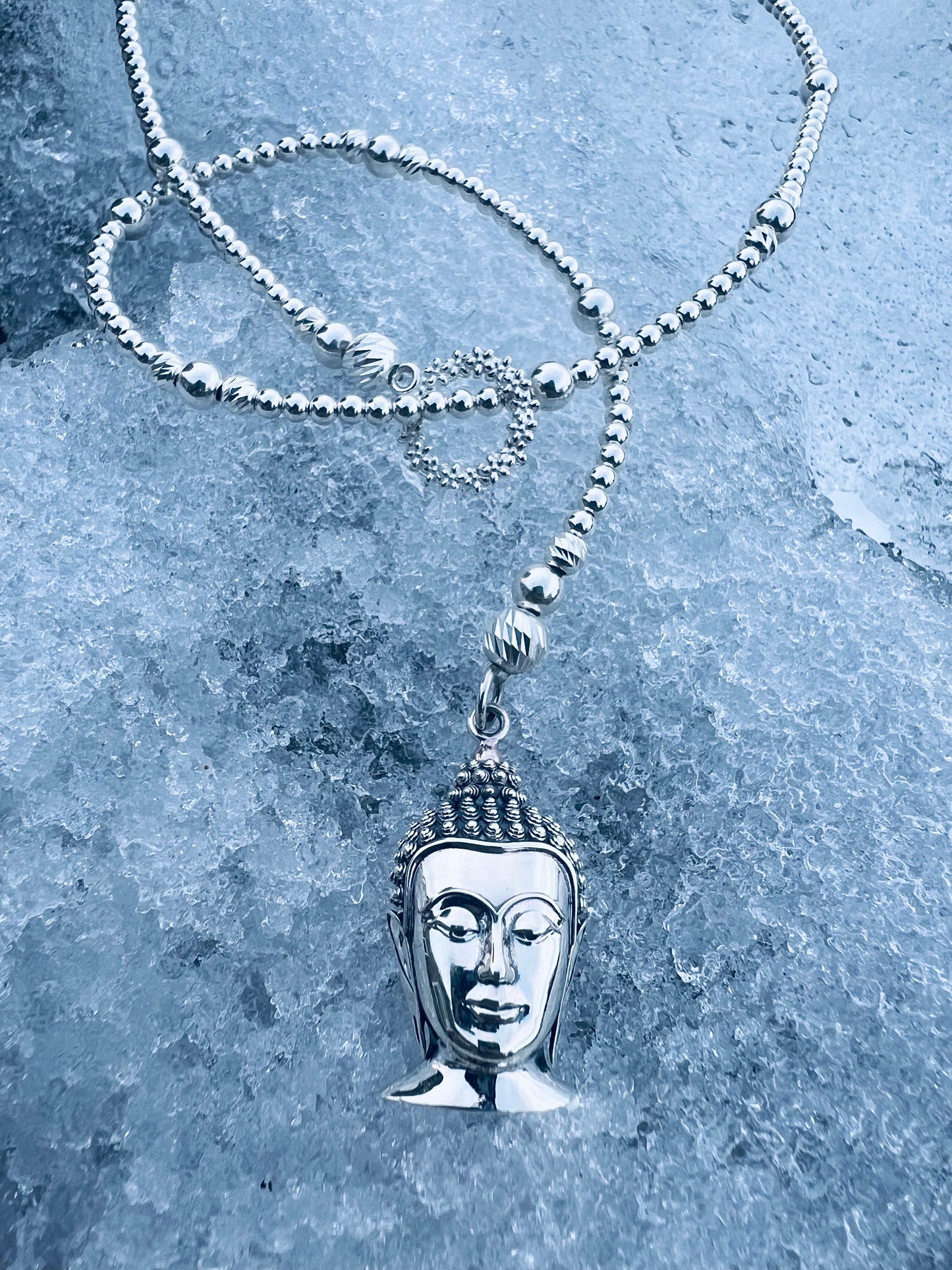 The Buddha Lariat Back/Front Necklace