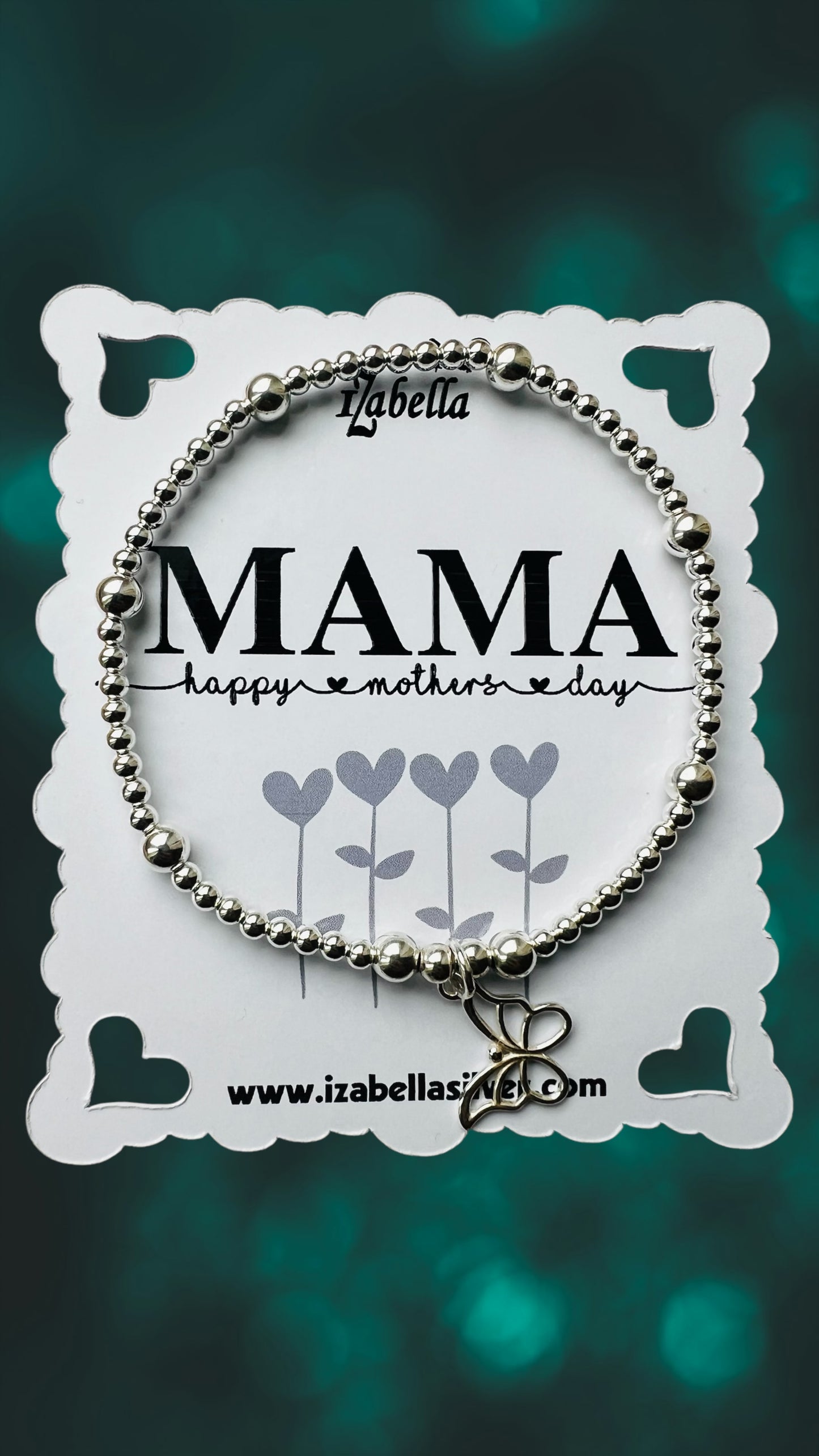Sterling Silver Butterfly Bracelet