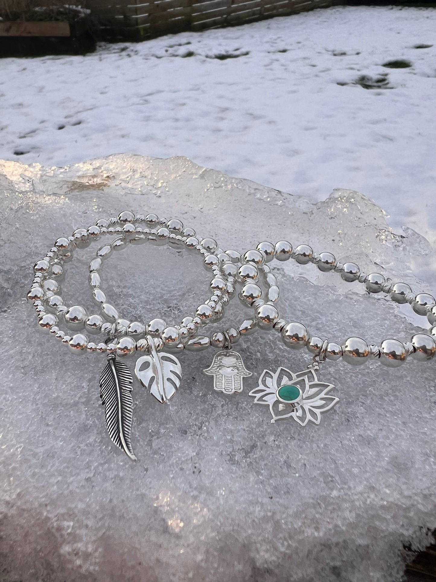 Oval Hamsa “Evil Eye” Bracelet