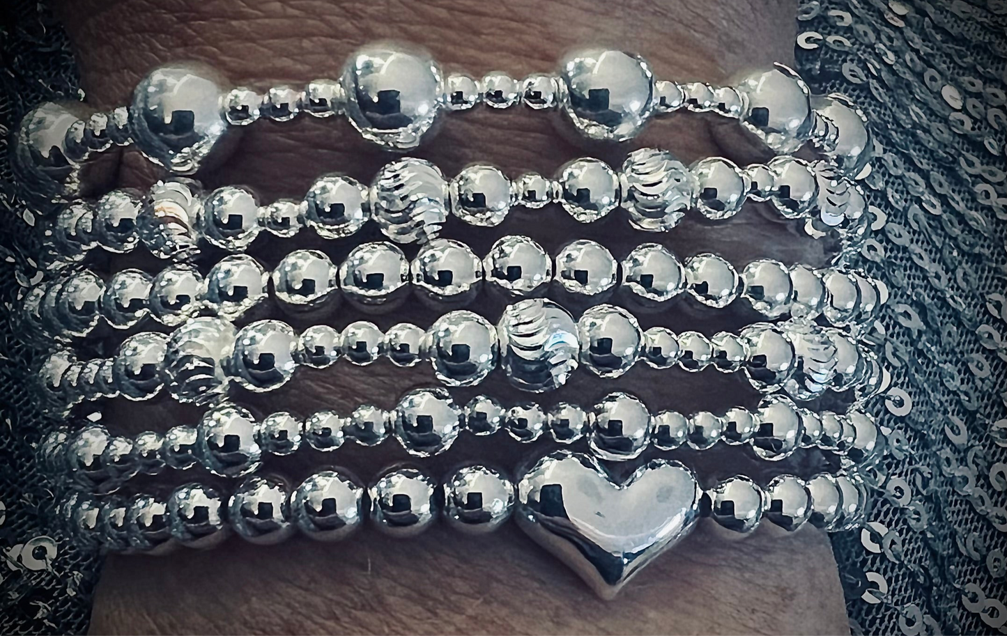 Twirly Heart Bracelet
