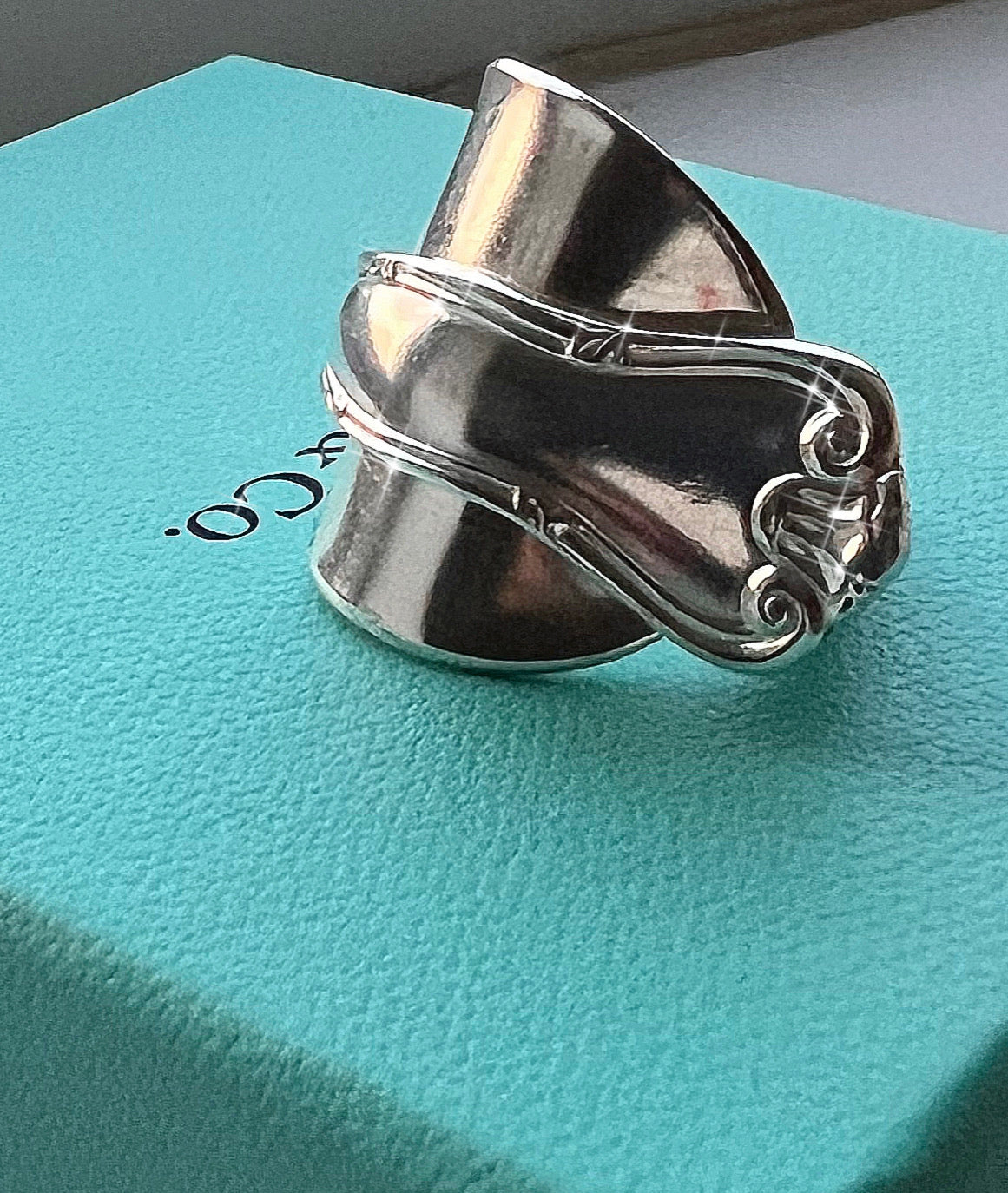 Tiffany & Co Provence Spoon Ring dated 1909