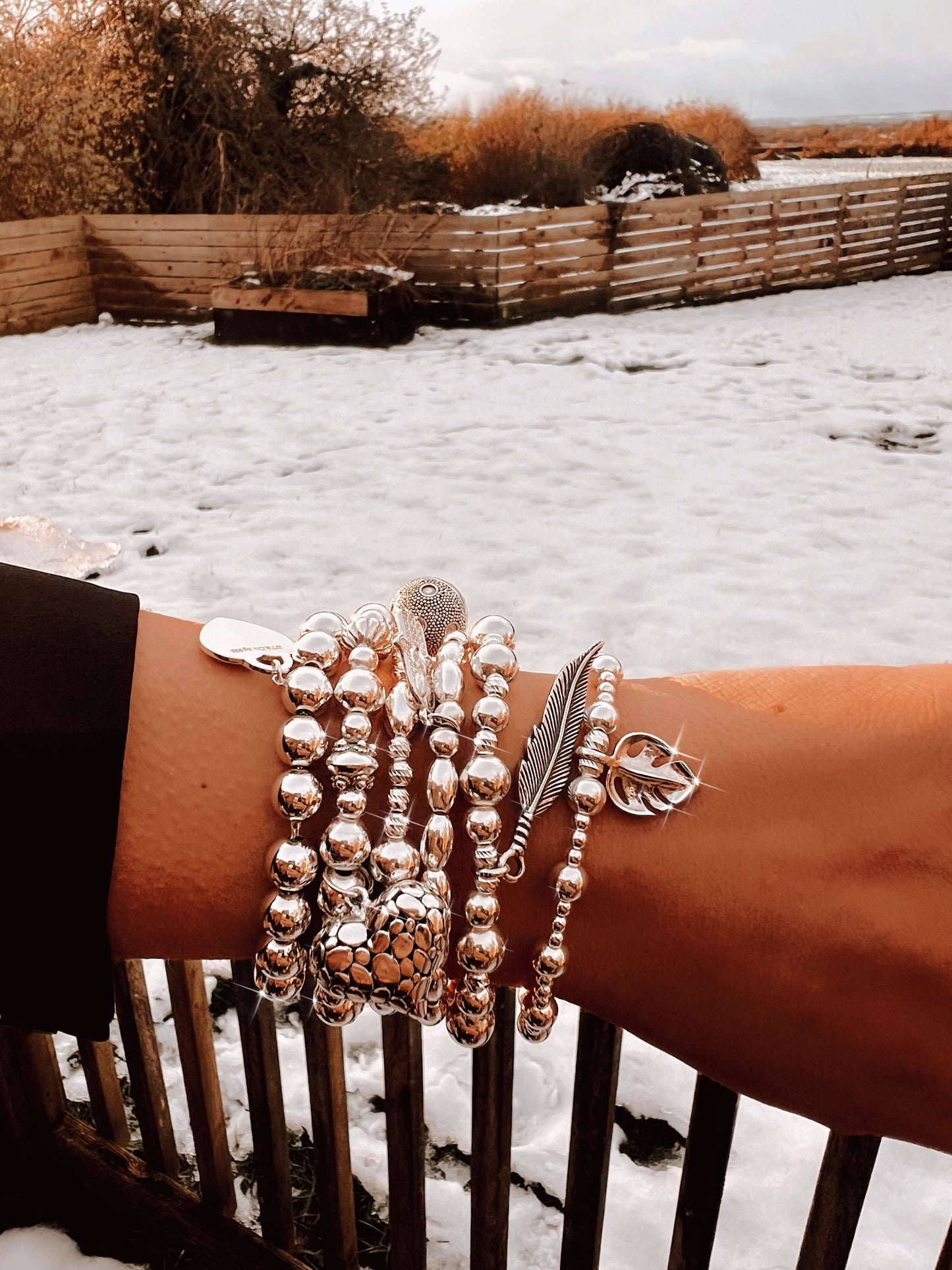 Oval Heart Hamsa Bracelet