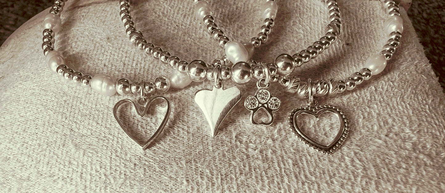 Freshwater Pearl Anklets with a choice of charms