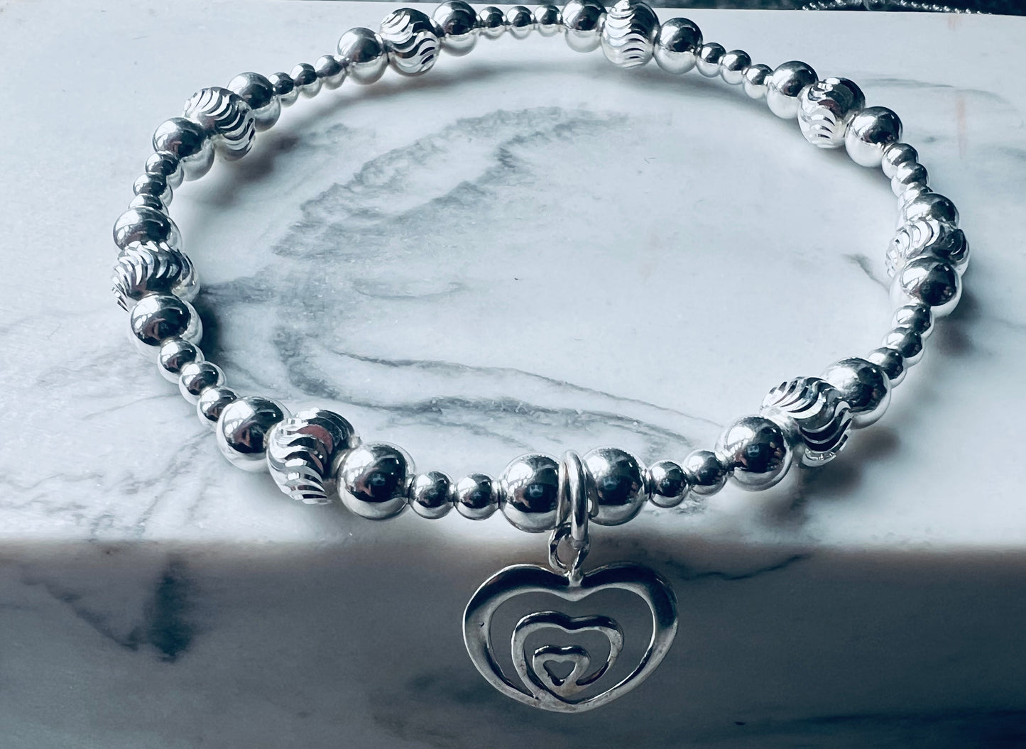 Twirly Heart Bracelet