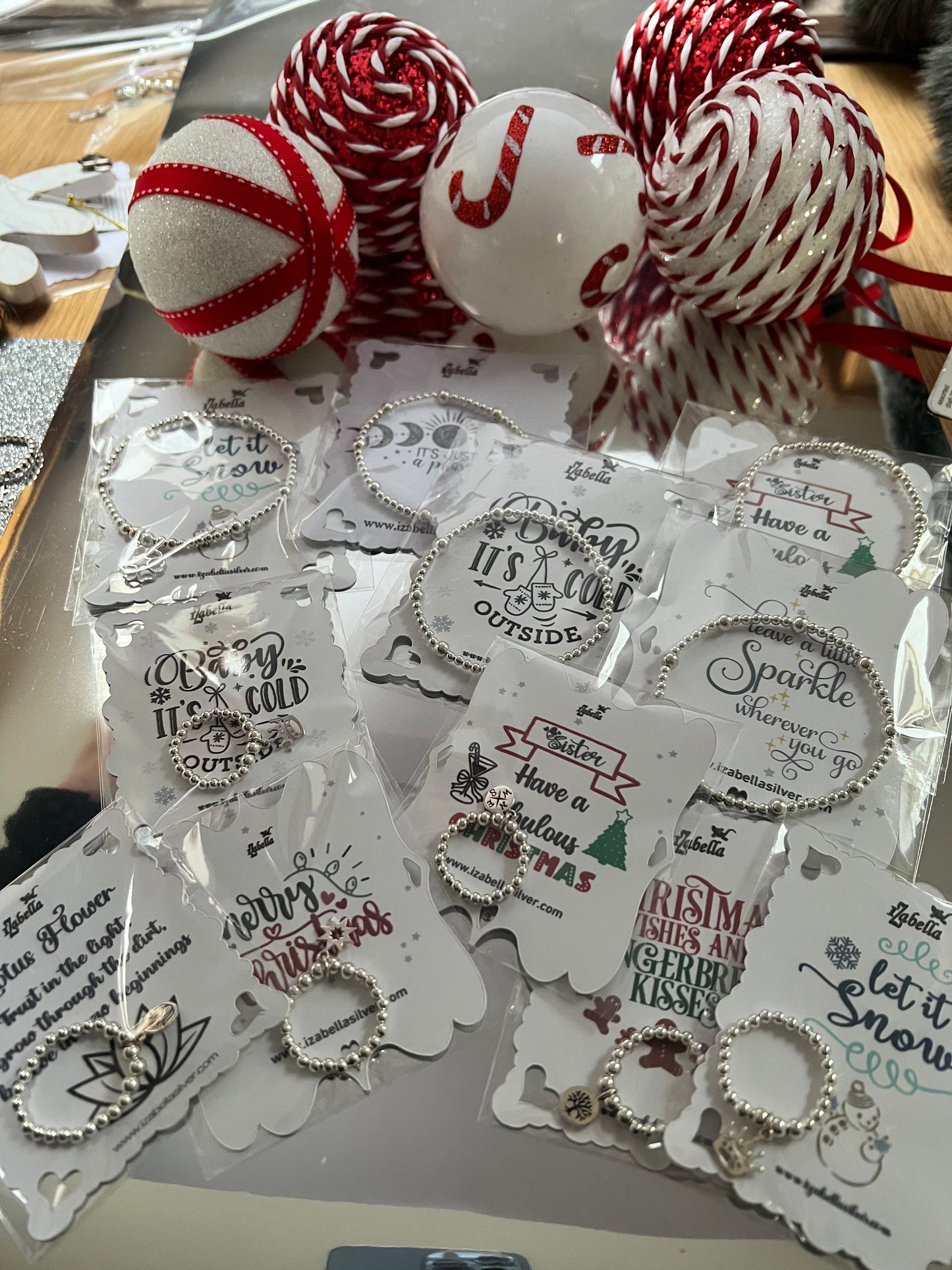 Sterling Stacking Charm Ring Stocking Filler