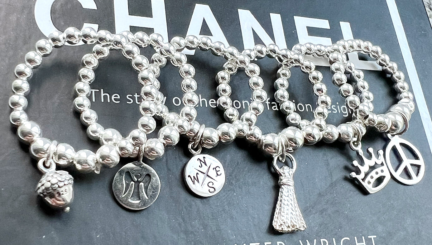 Sterling Stacking Charm Ring Stocking Filler