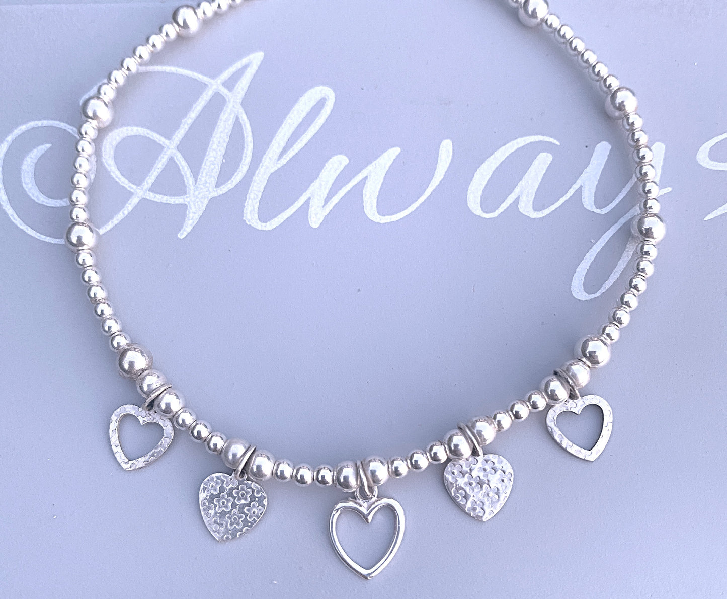 Multi Heart Anklet