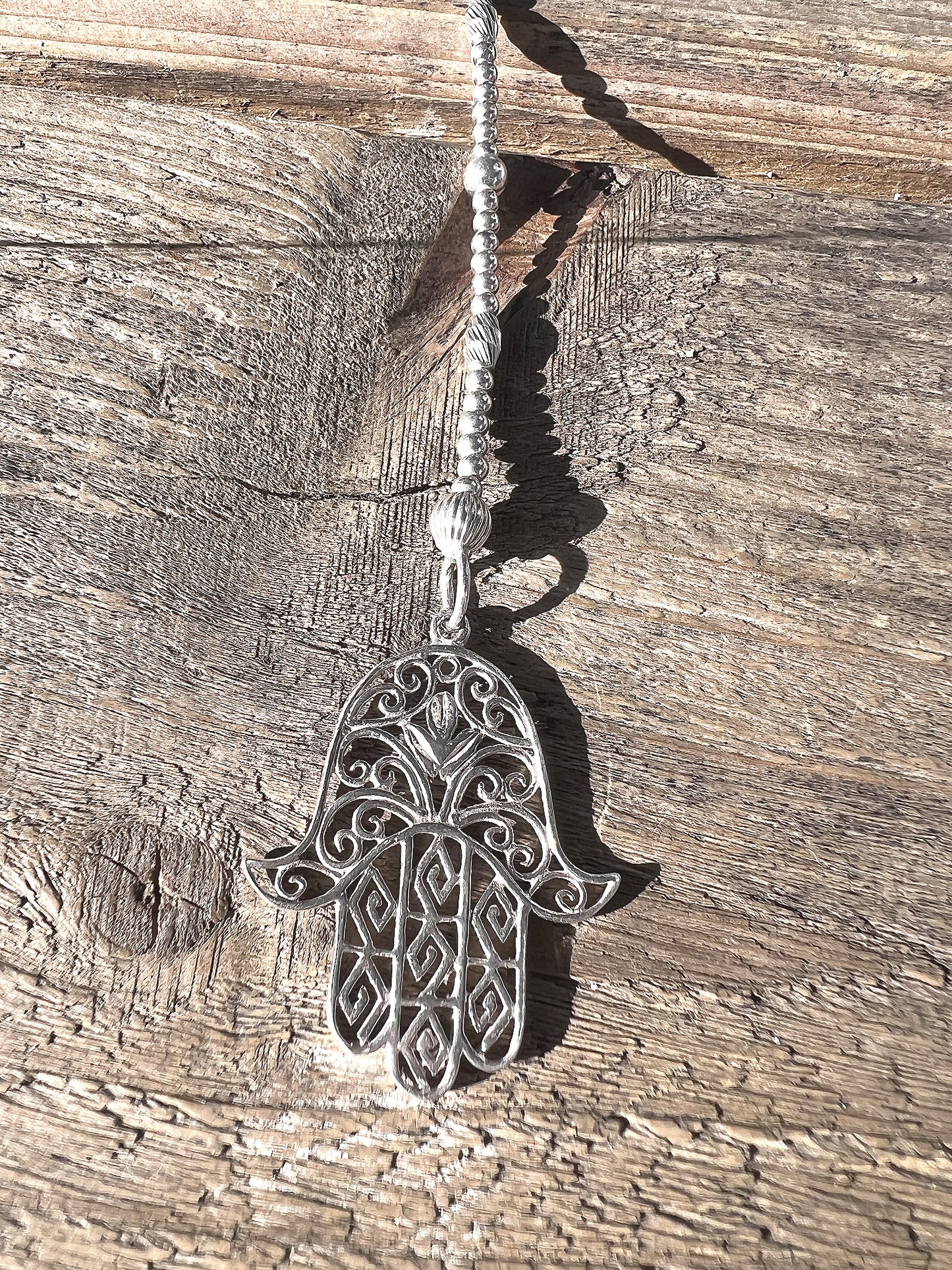 Buddha / Hamsa or Star Lariat Back/Front Necklace