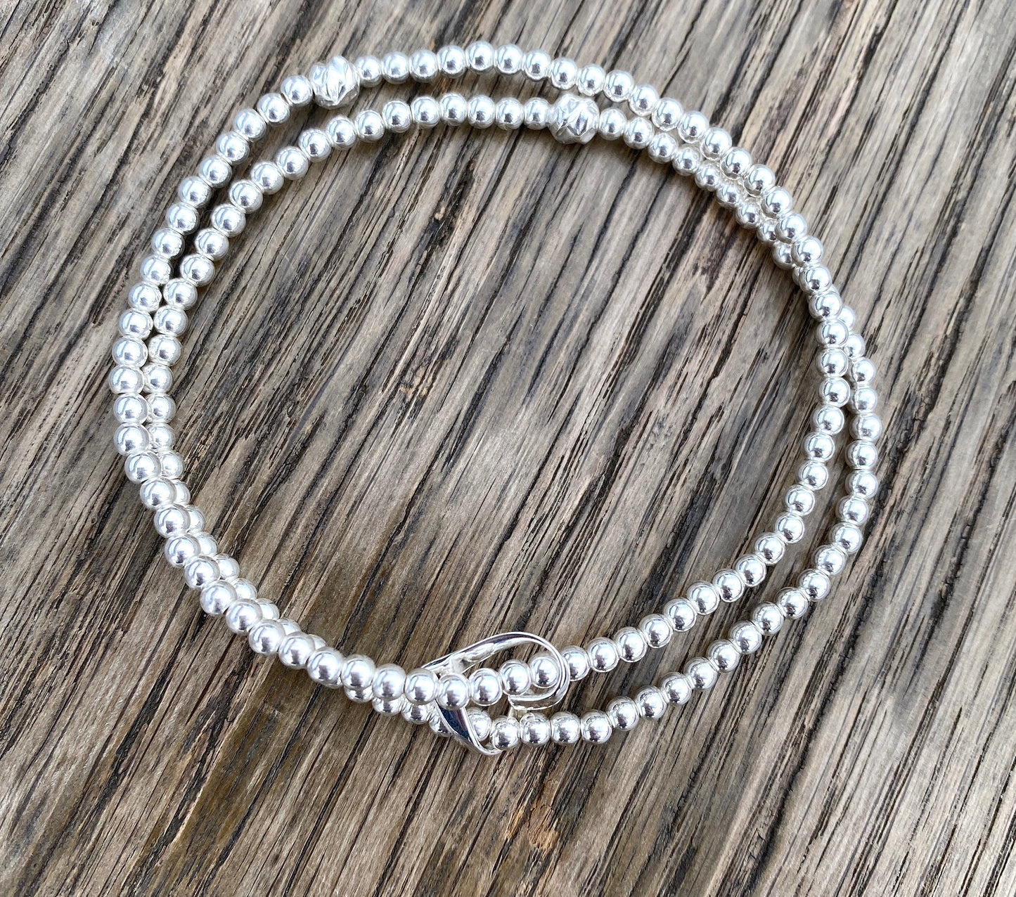 Double Floating Heart Bracelet
