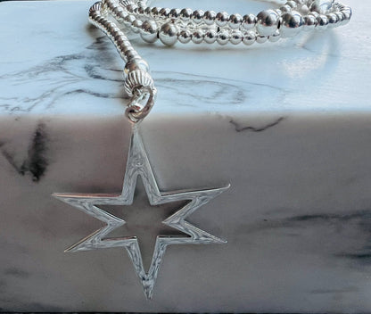 Star Lariat Back/Front Necklace