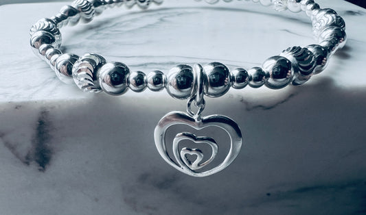 Twirly Heart Bracelet
