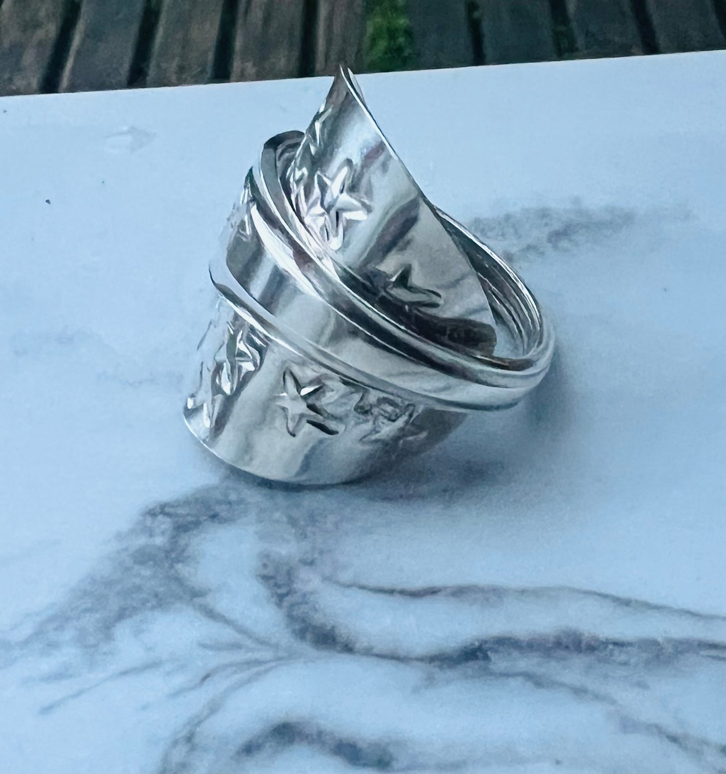 Star Spoon Ring
