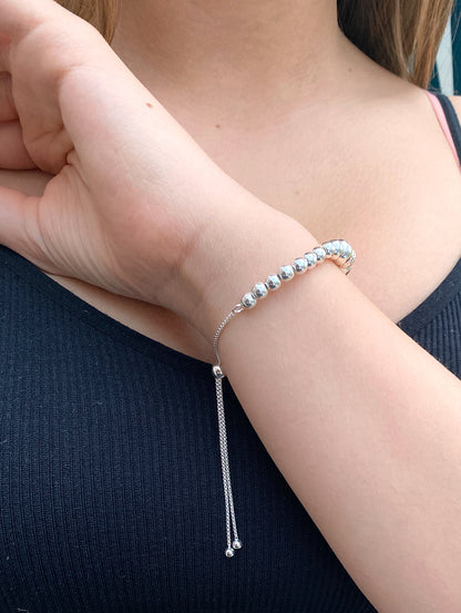 Ornate Bead Slider Bracelet