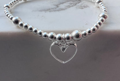 Open Heart Bracelet