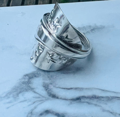 Star Spoon Ring