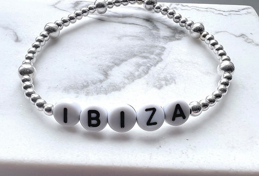 Personalised word bracelets