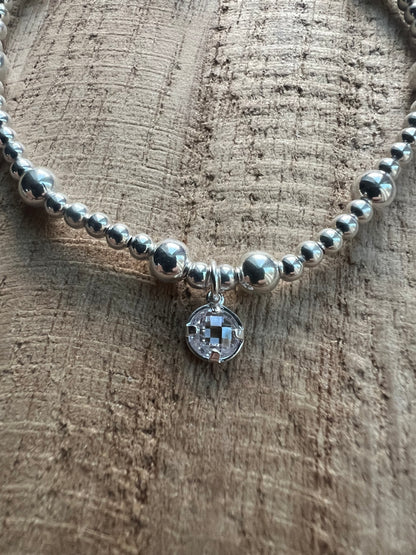 Smiley Face Cz Bracelet