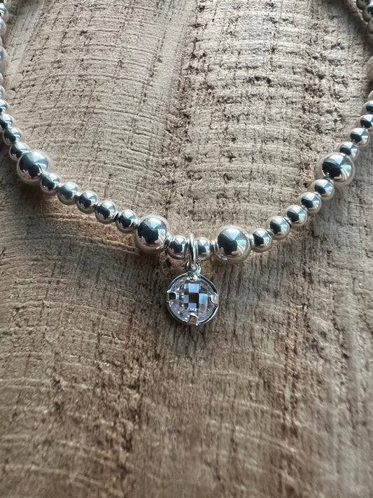 Smiley Face Cz Bracelet