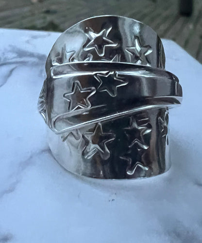 Star Spoon Ring