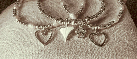 Freshwater Pearl Anklets with a choice of charms