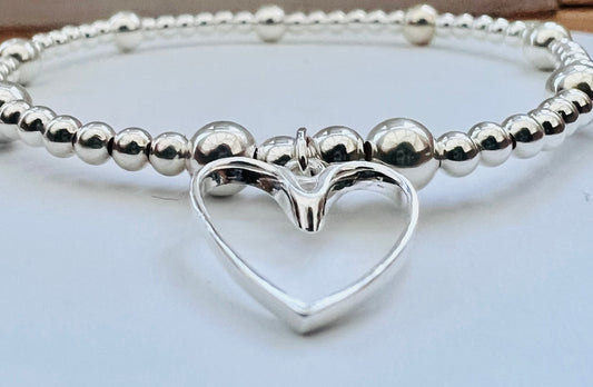 Open Heart Bracelet