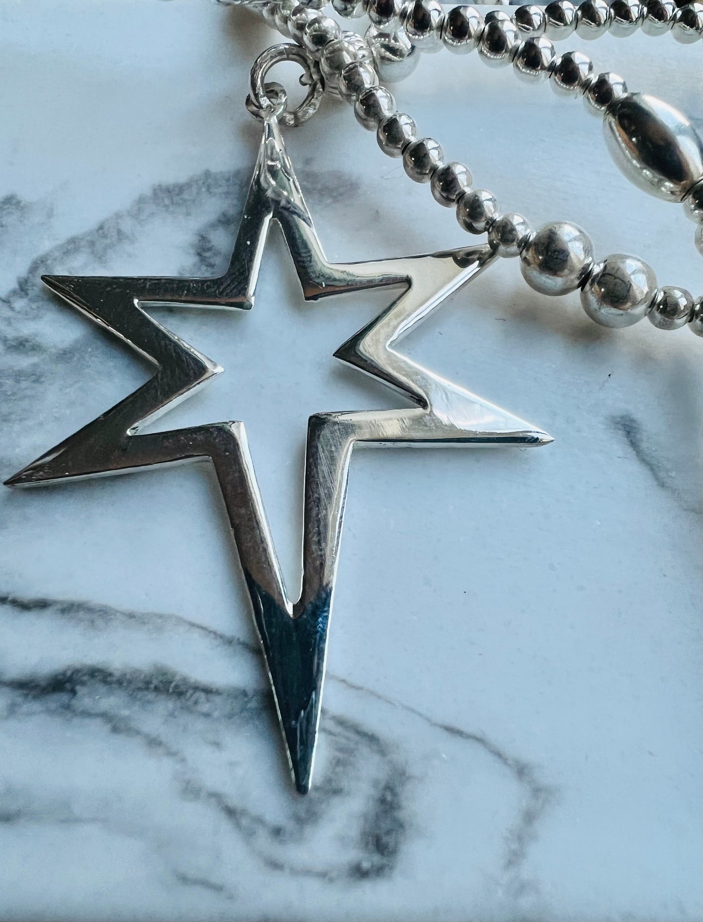 Star Lariat Back/Front Necklace