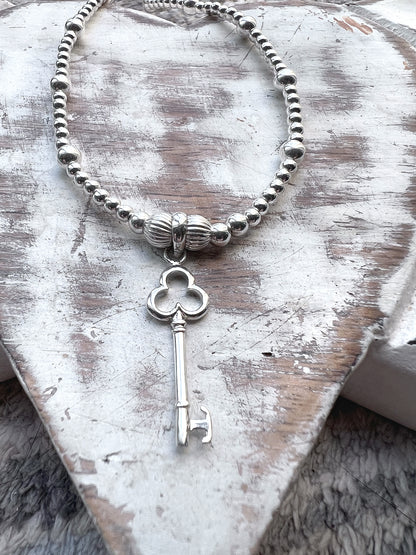 Key Choker Necklace