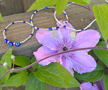 Hamsa and Evil Eye Choker