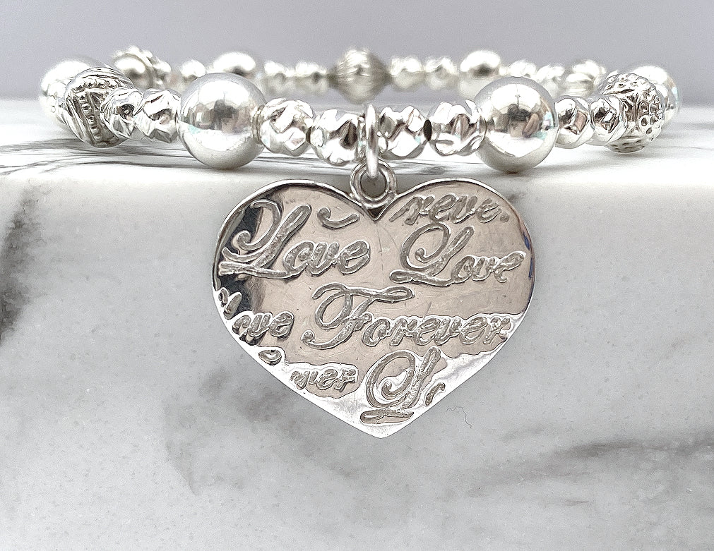 Love Forever Heart Bracelet