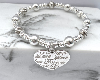 Love Forever Heart Bracelet