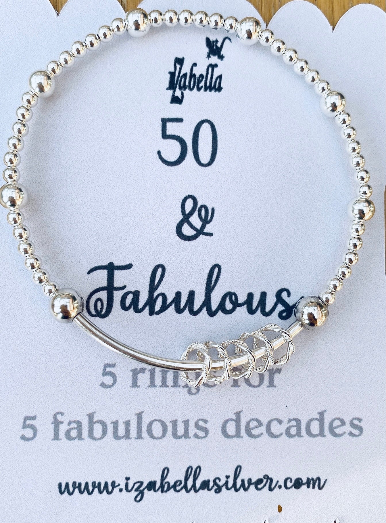 Fabulous Fifty Ring Bracelet