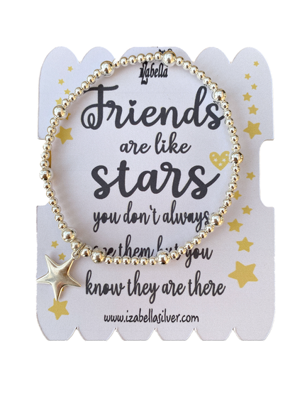 Friends are Like Stars Bracelet