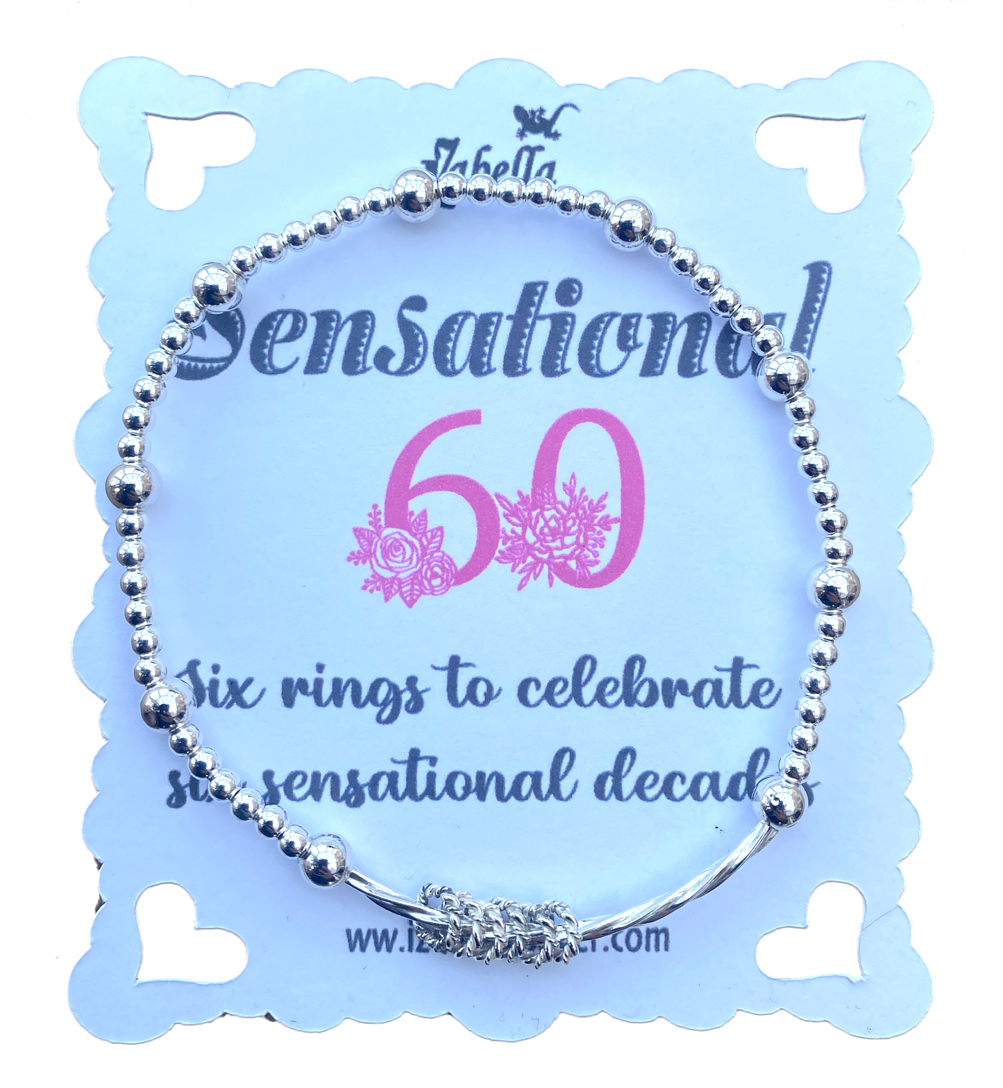 Sensational 60 Birthday Bracelet