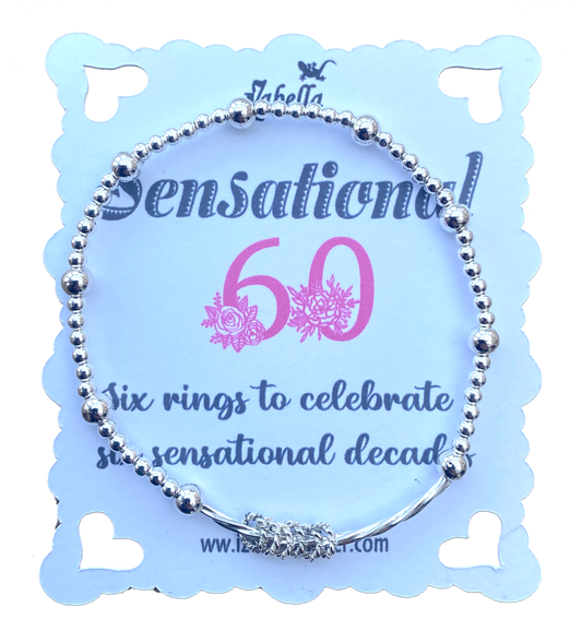 Sensational 60 Birthday Bracelet